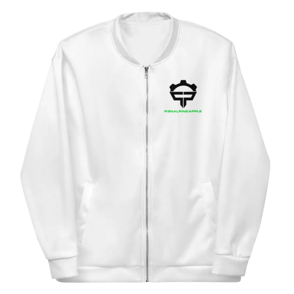 P3nAlPineapple - White Bomber Jacket product image (6)