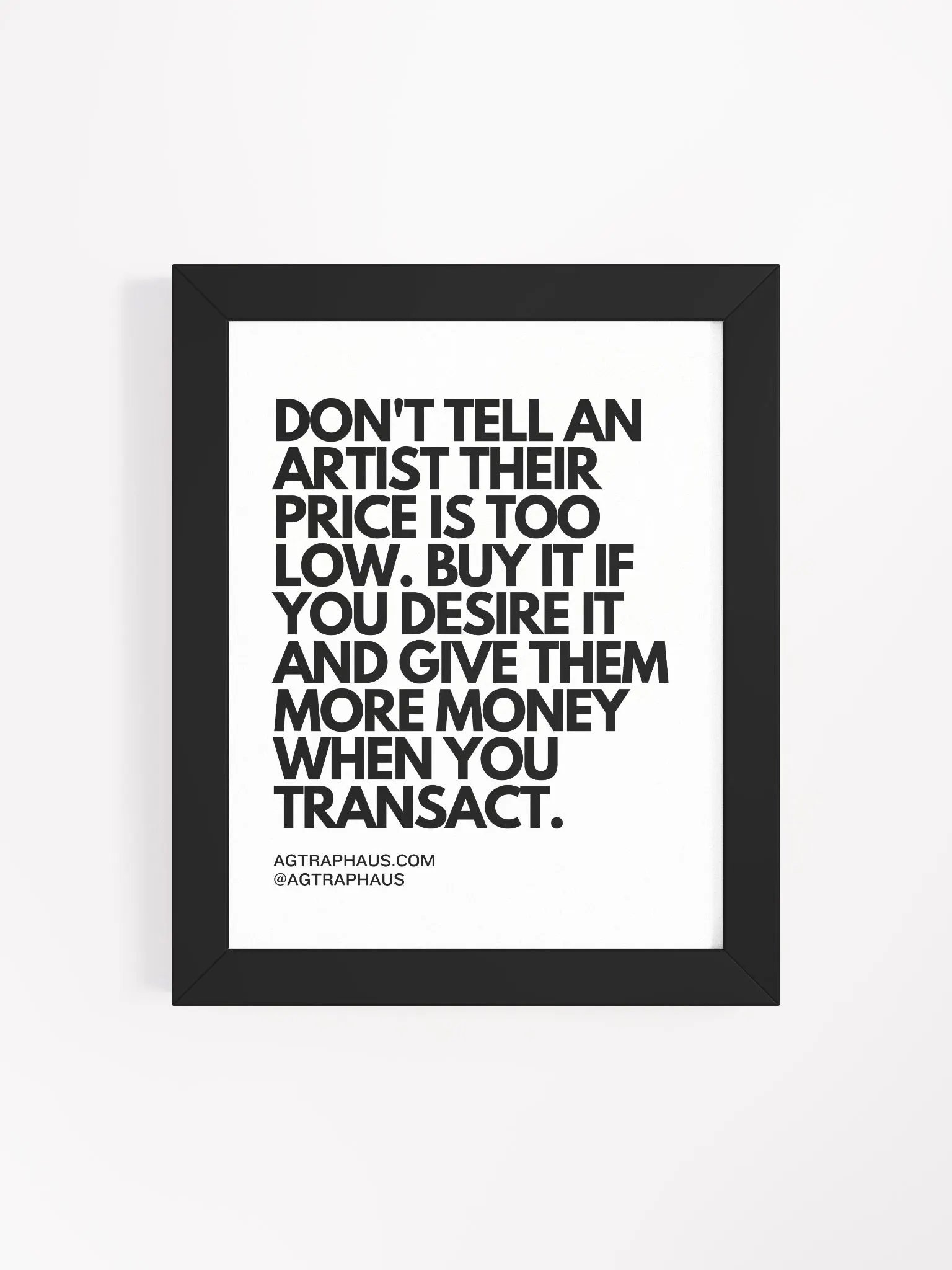 THEIR PRICE IS THEIR PRICE. [Framed poster] product image (4)