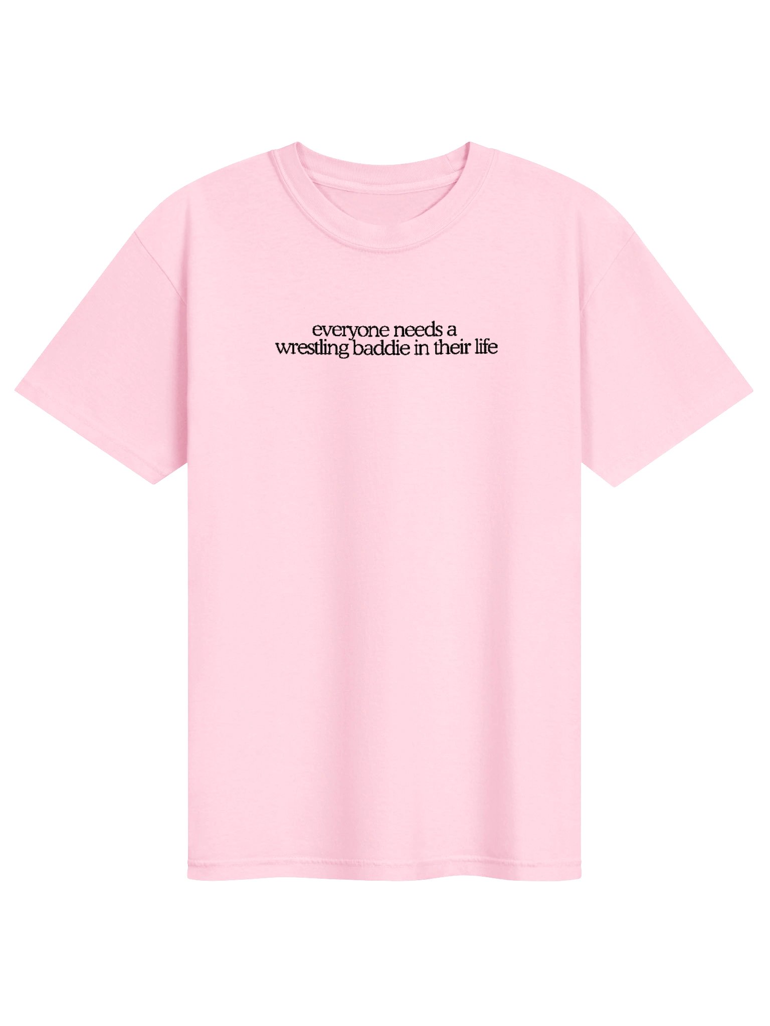 Everyone Needs A Wrestling Baddie In Their Life Embroidered Short Sleeved T-Shirt product image (15)