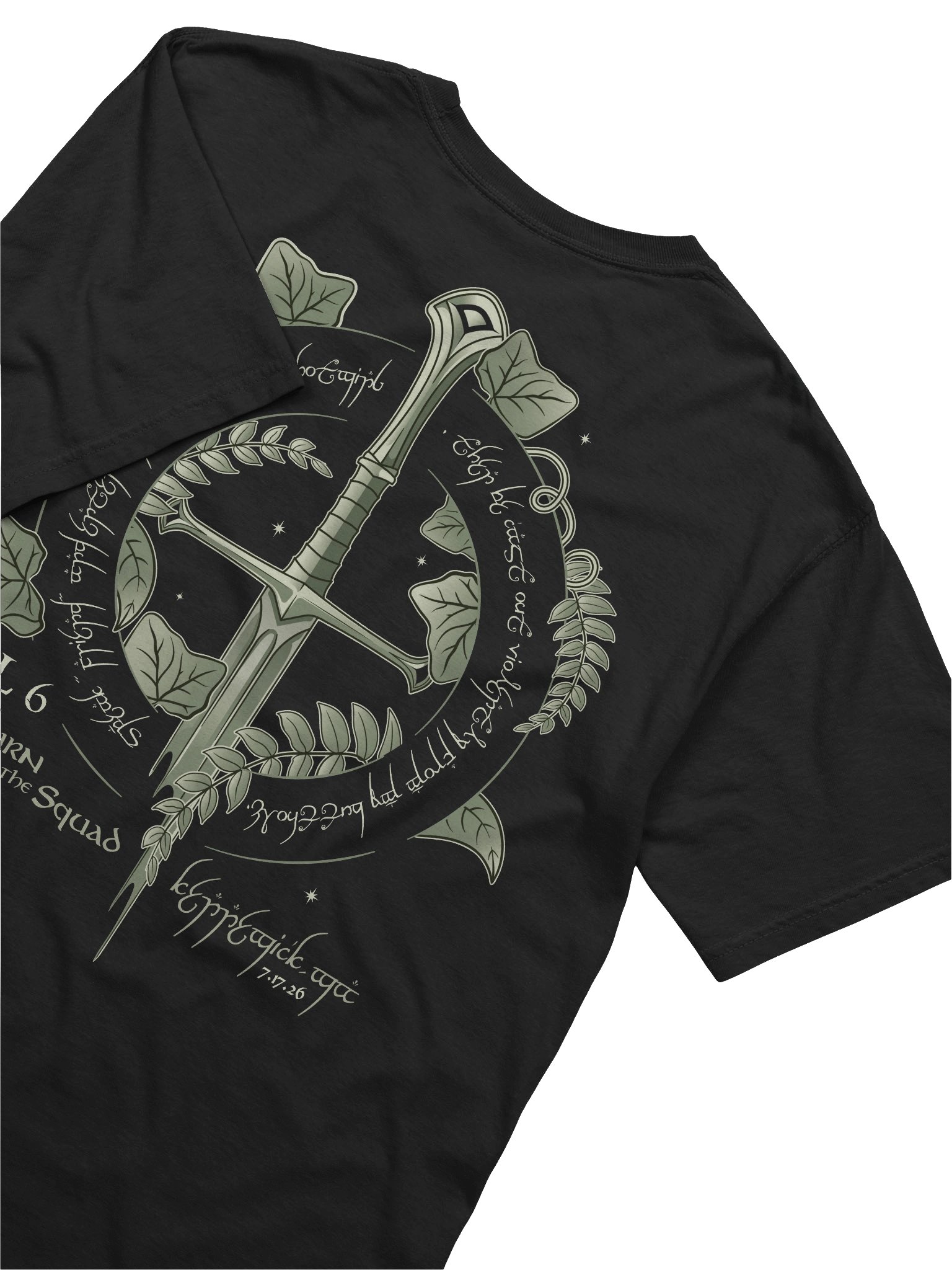 Squad of the Rings: SQPL 6 Tee Black product image (6)