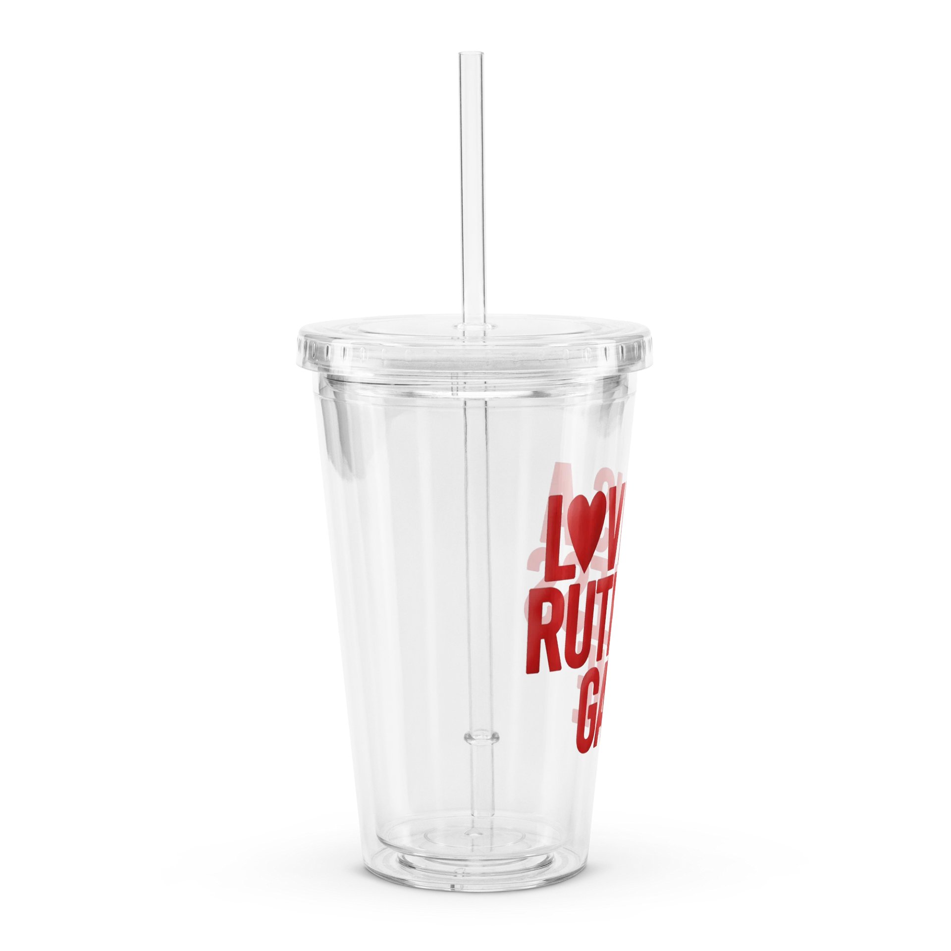 Love - Clear Plastic Tumbler product image (3)