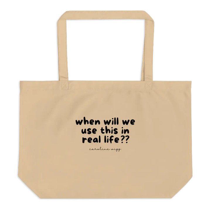 Real Life Tote Bag - Brown product image (1)