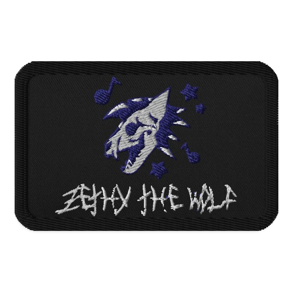 Zethy The Wolf Logo Grunge Patch product image (1)