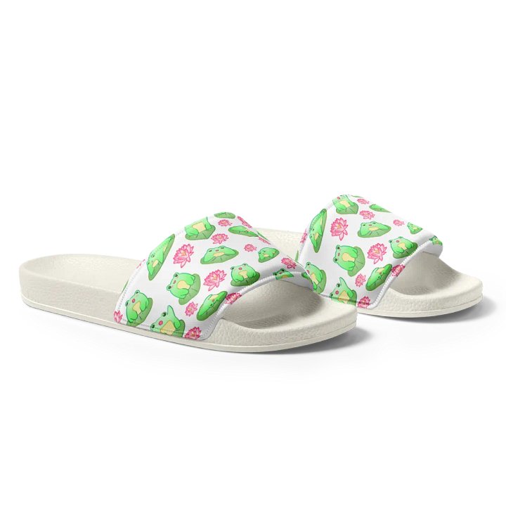 Kawaii Froggie Womens Slides product image (1)