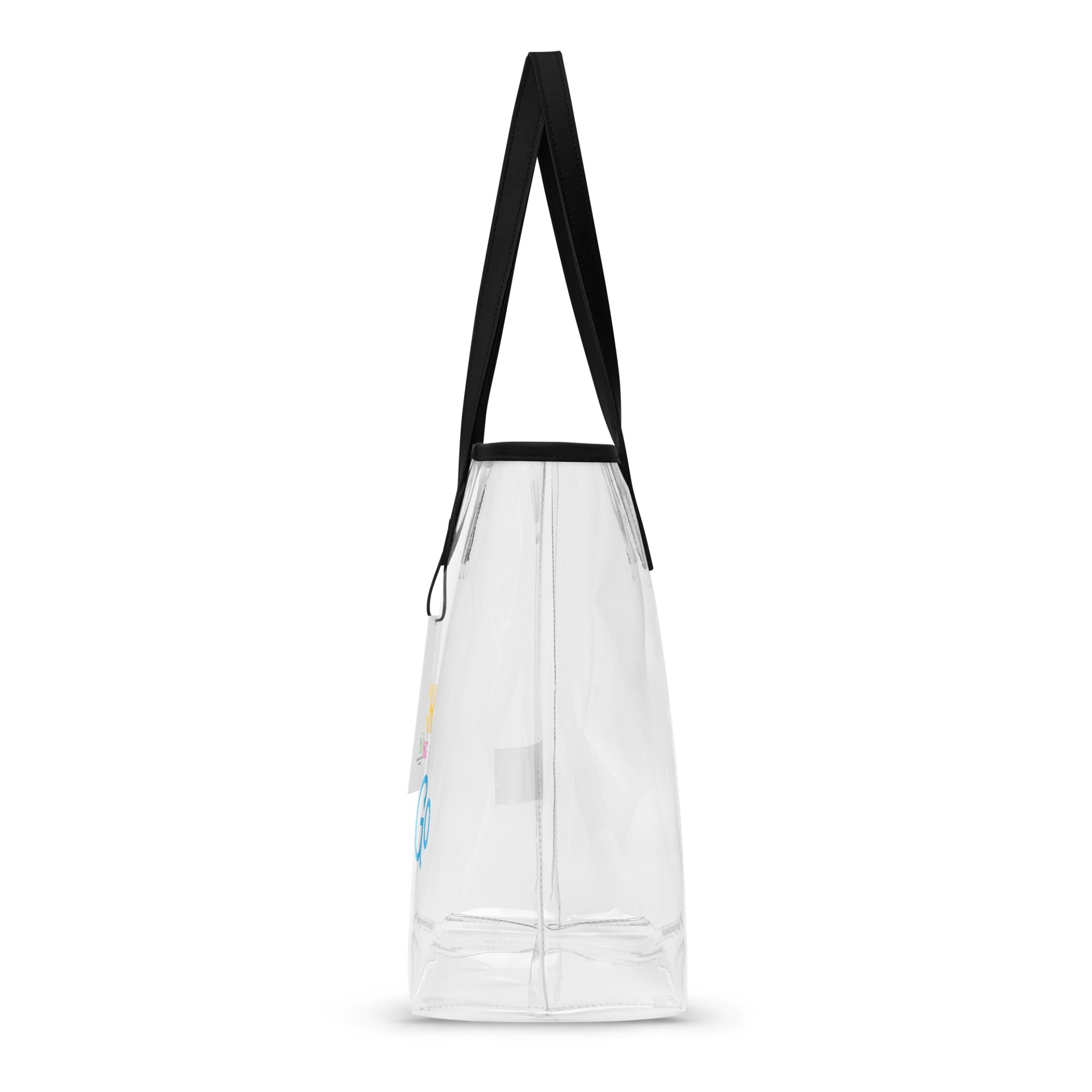 Clear Beach Tote – “The Beach Is Calling and I Must Go” product image (3)