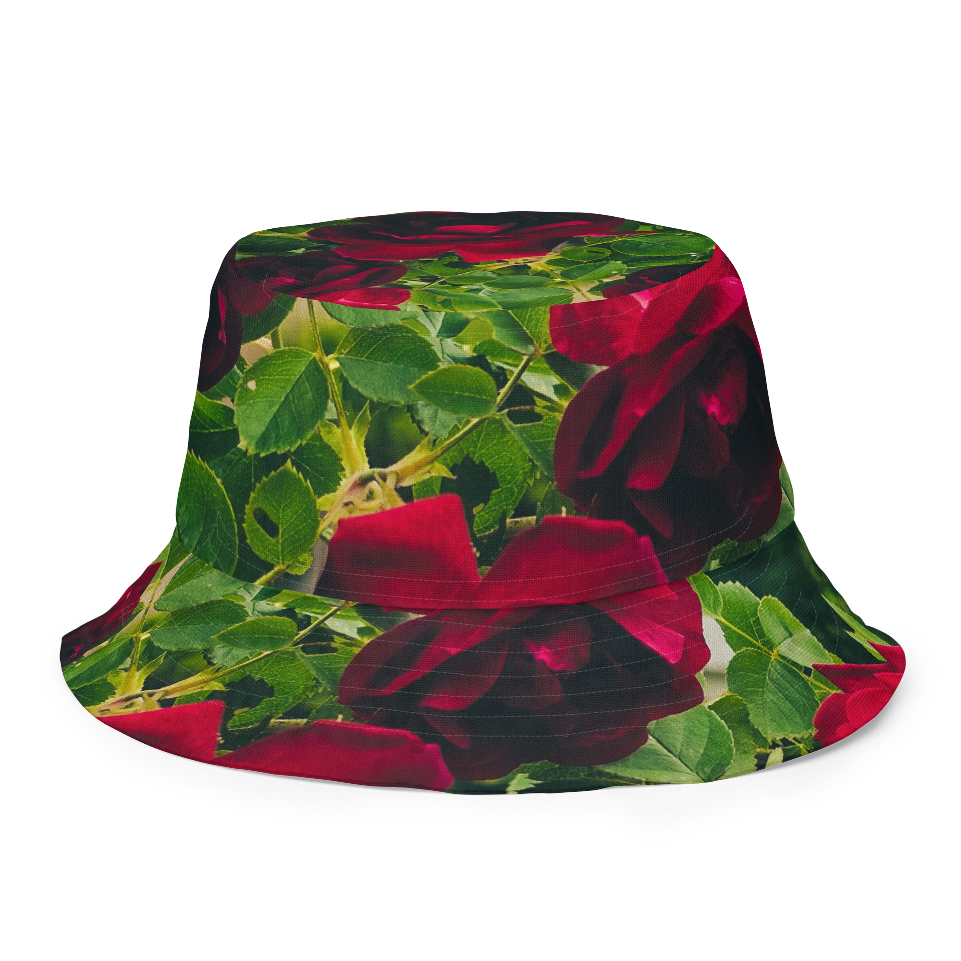 Reversible Red Roses Bucket Hat product image (8)