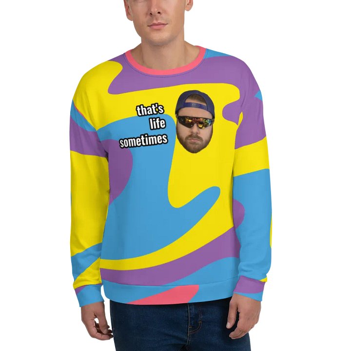 that's life sometimes crew neck sweater product image (1)