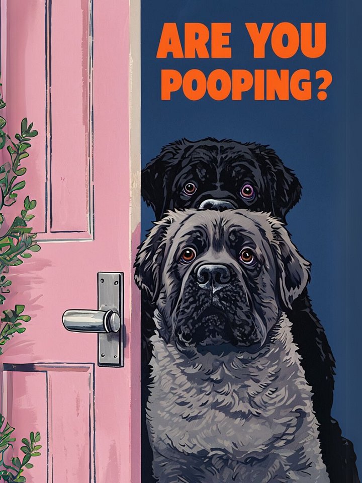 Peekaboo Pooches Framed Poster product image (1)