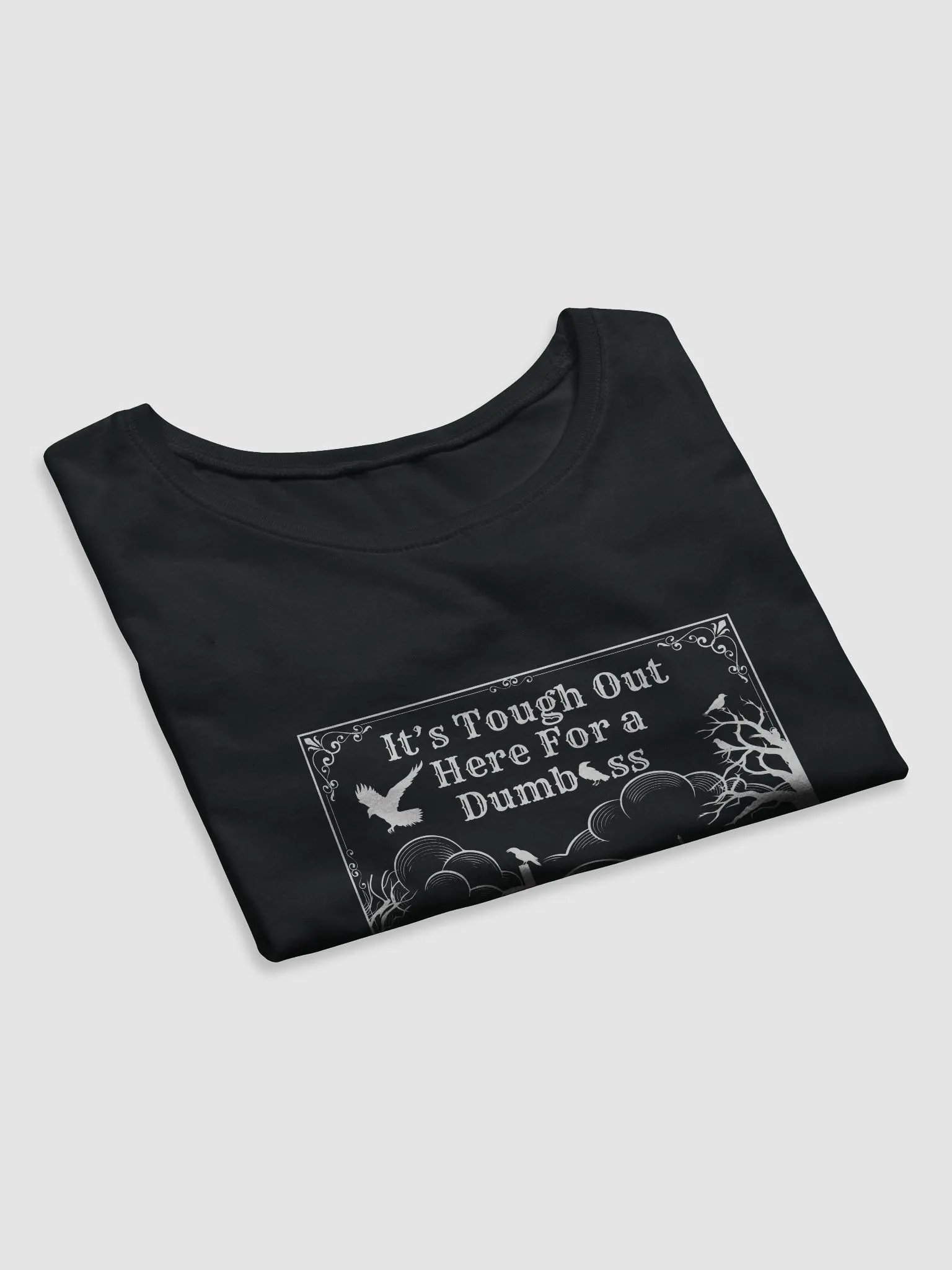 Tough Out Here Cropped Tee (White Design product image (7)