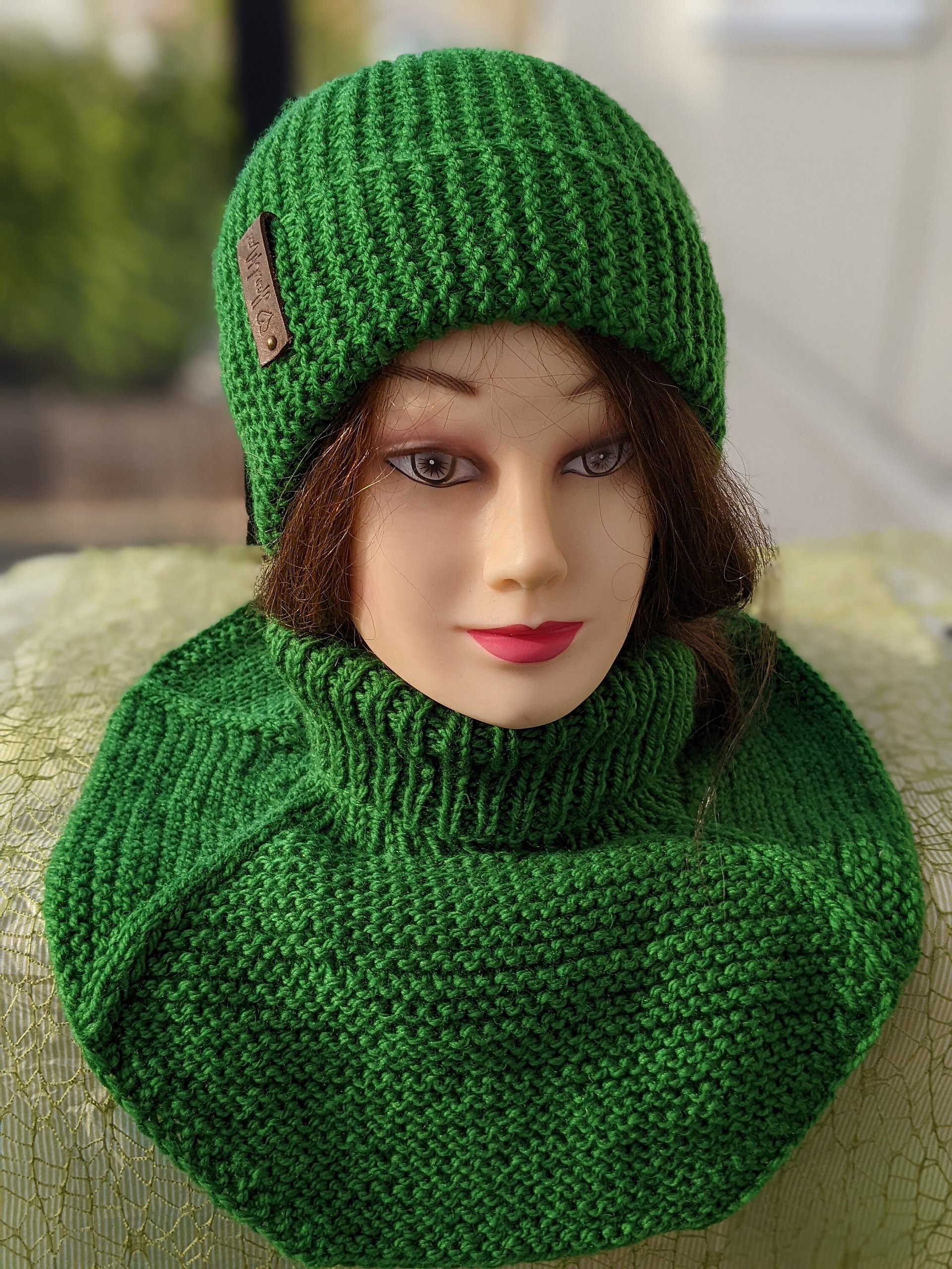 Turtleneck Dickey Knitting Pattern product image (4)