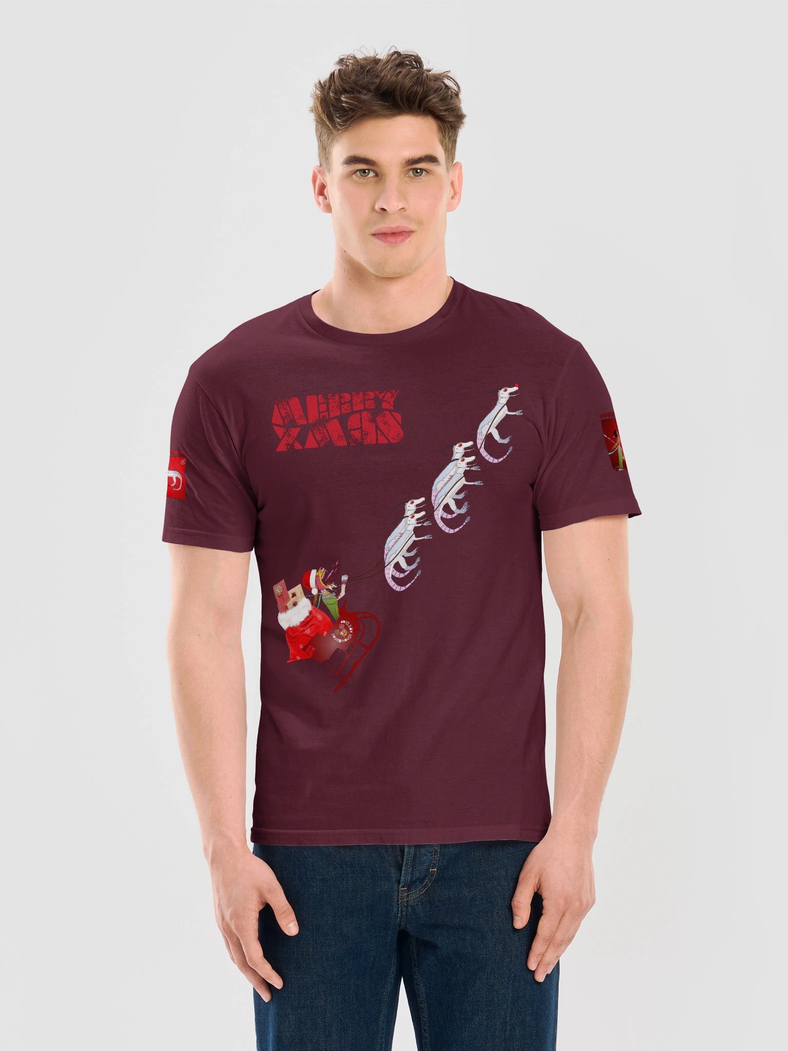 Houndmouse Art Xmas Tee product image (97)
