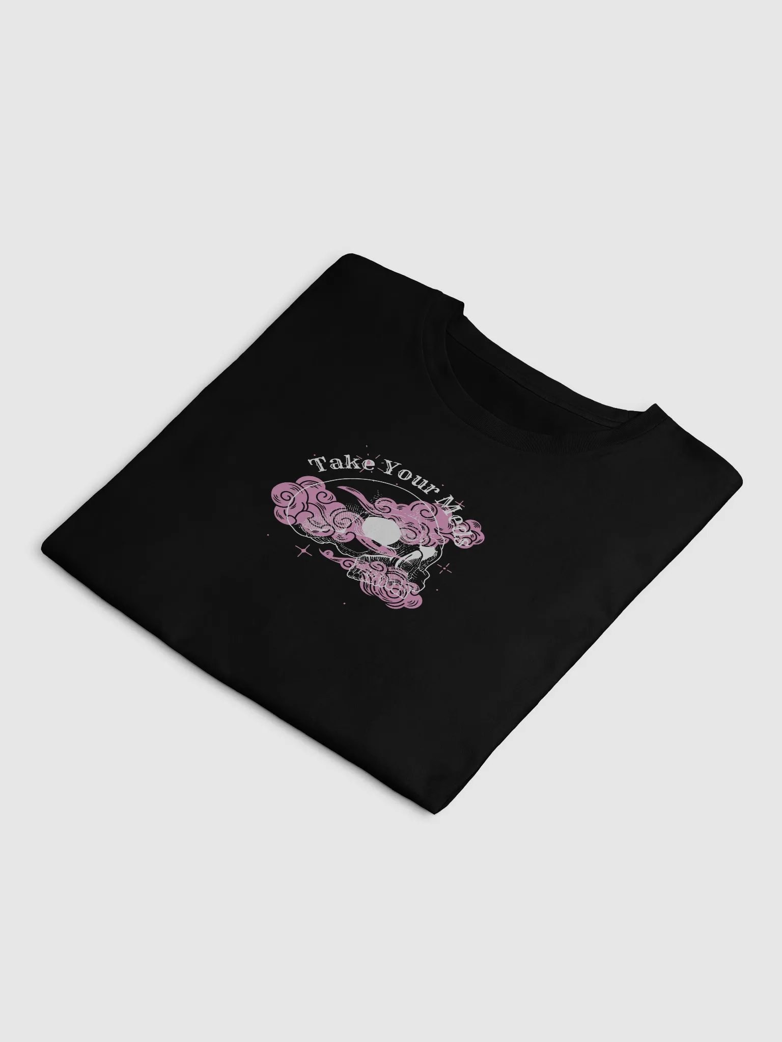 Take Your Meds Cropped Tee (Black) product image (4)