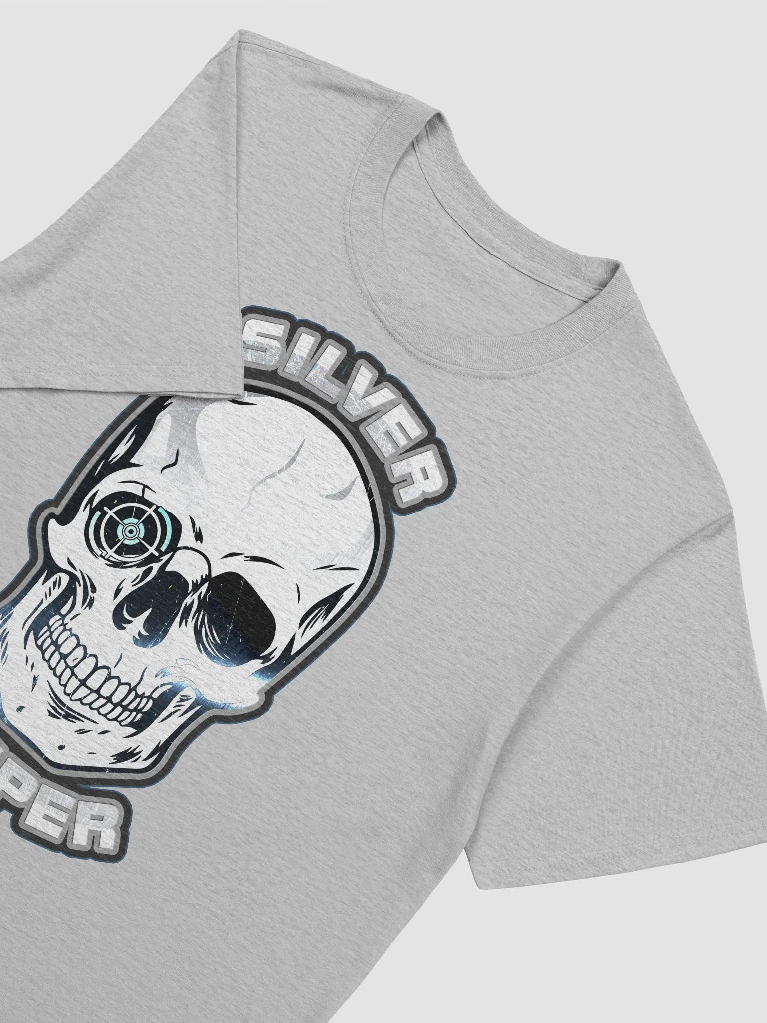SILVER SNPER Logo Tee- Grey product image (3)