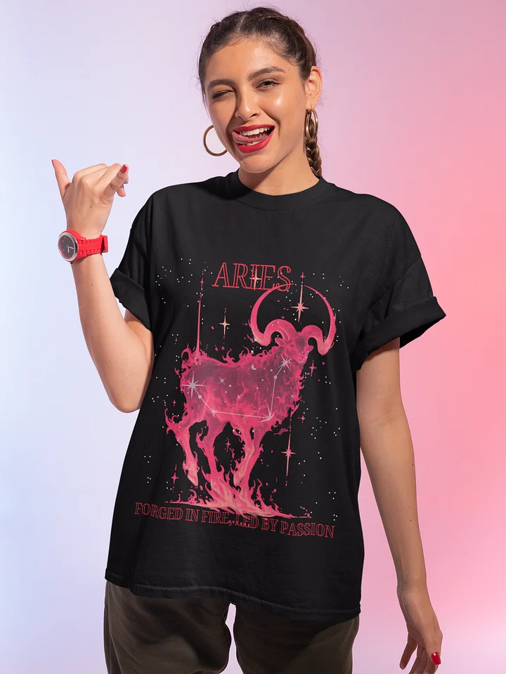 Aries: Forged in Fire, Led by Passion Tee product image (1)