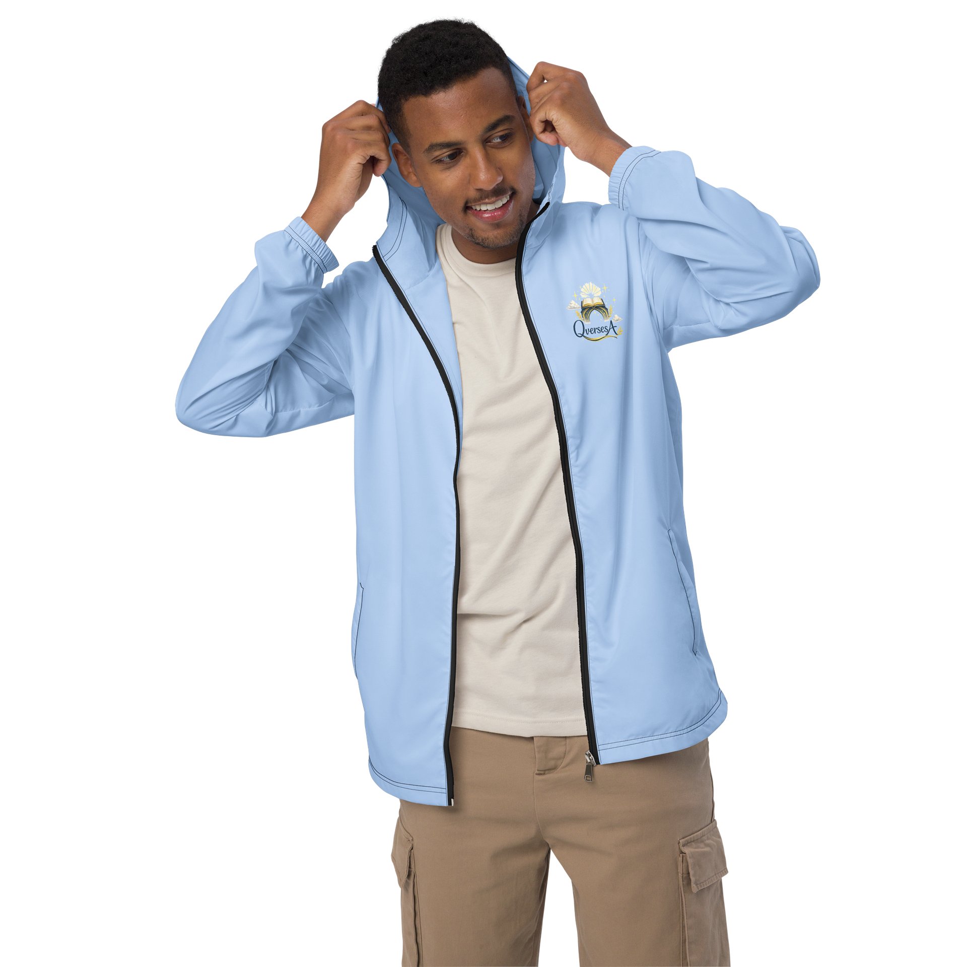 Light Blue Faith Windbreaker - unisex product image (3)