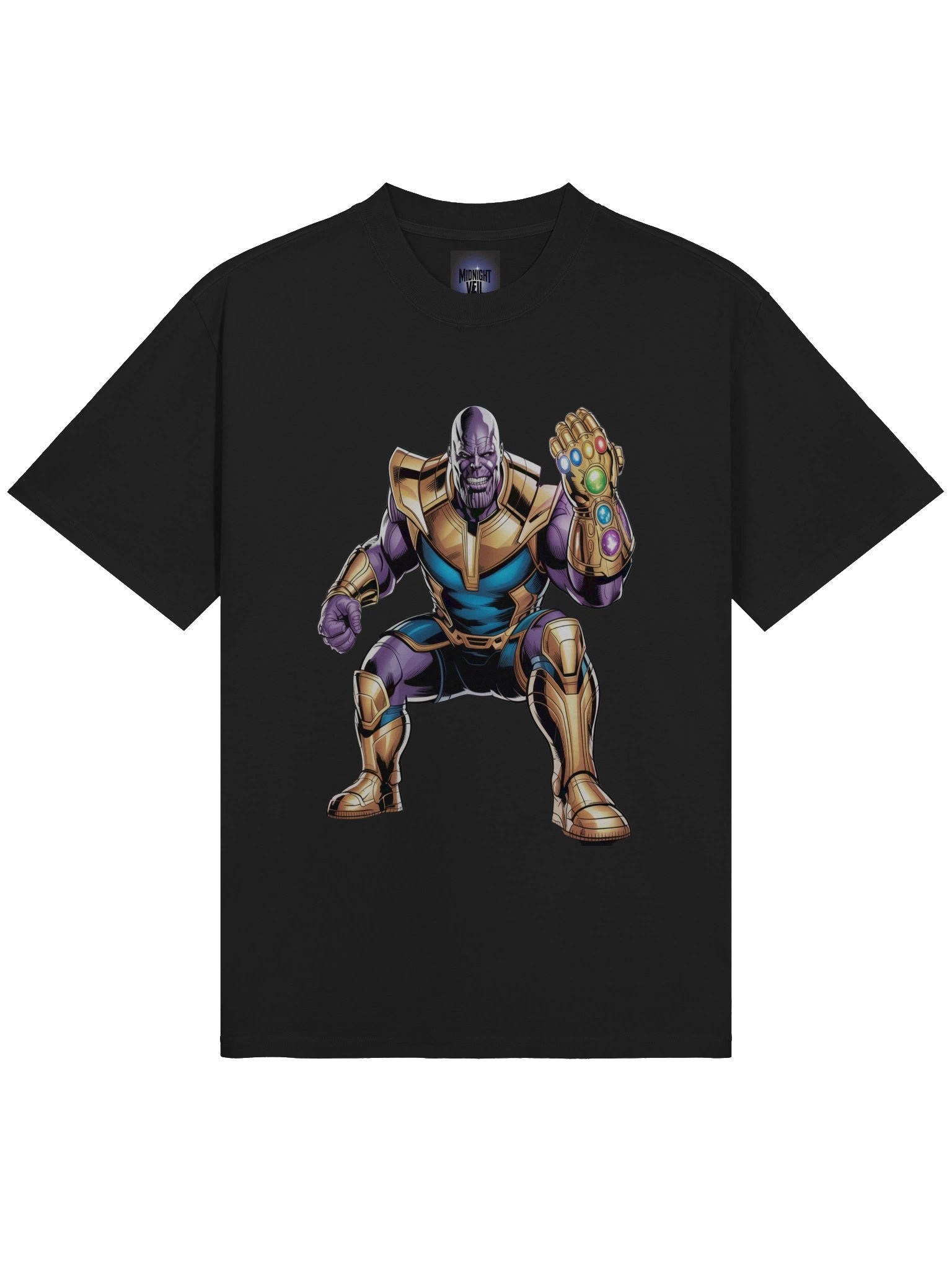Gauntlet Ascendancy: Thanos Oversized Faded T-Shirt product image (5)