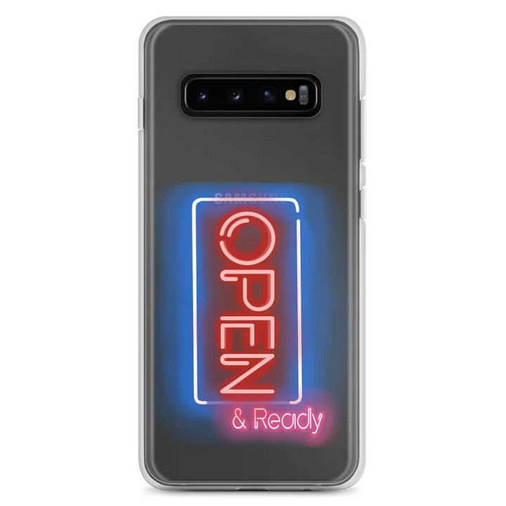 Clear Open & Ready Samsung Phone Case product image (1)