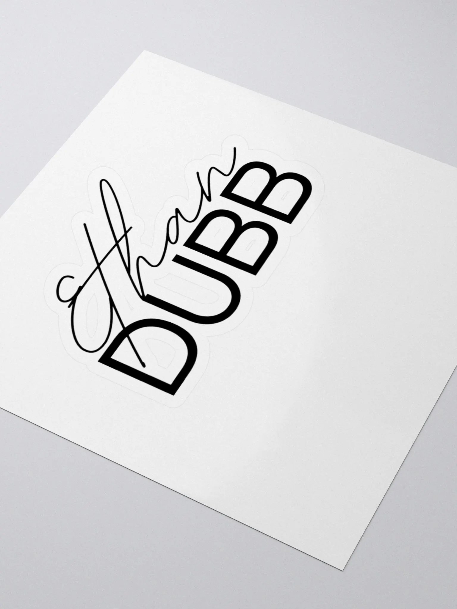 Script Logo Sticker product image (3)