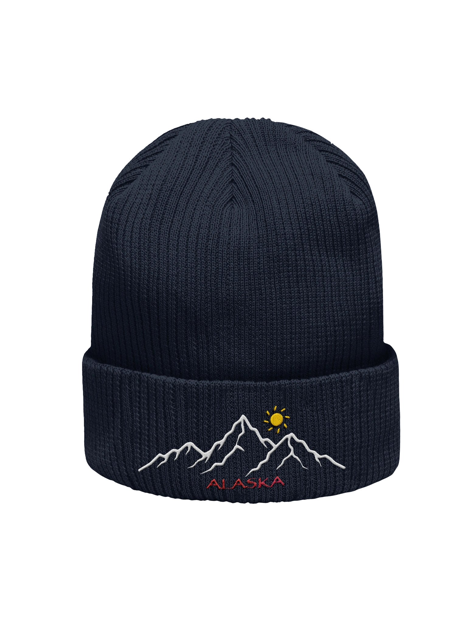 SUPER SWEET ALASKA MOUNTAINS EMBROIDERED WINTER HAT product image (19)