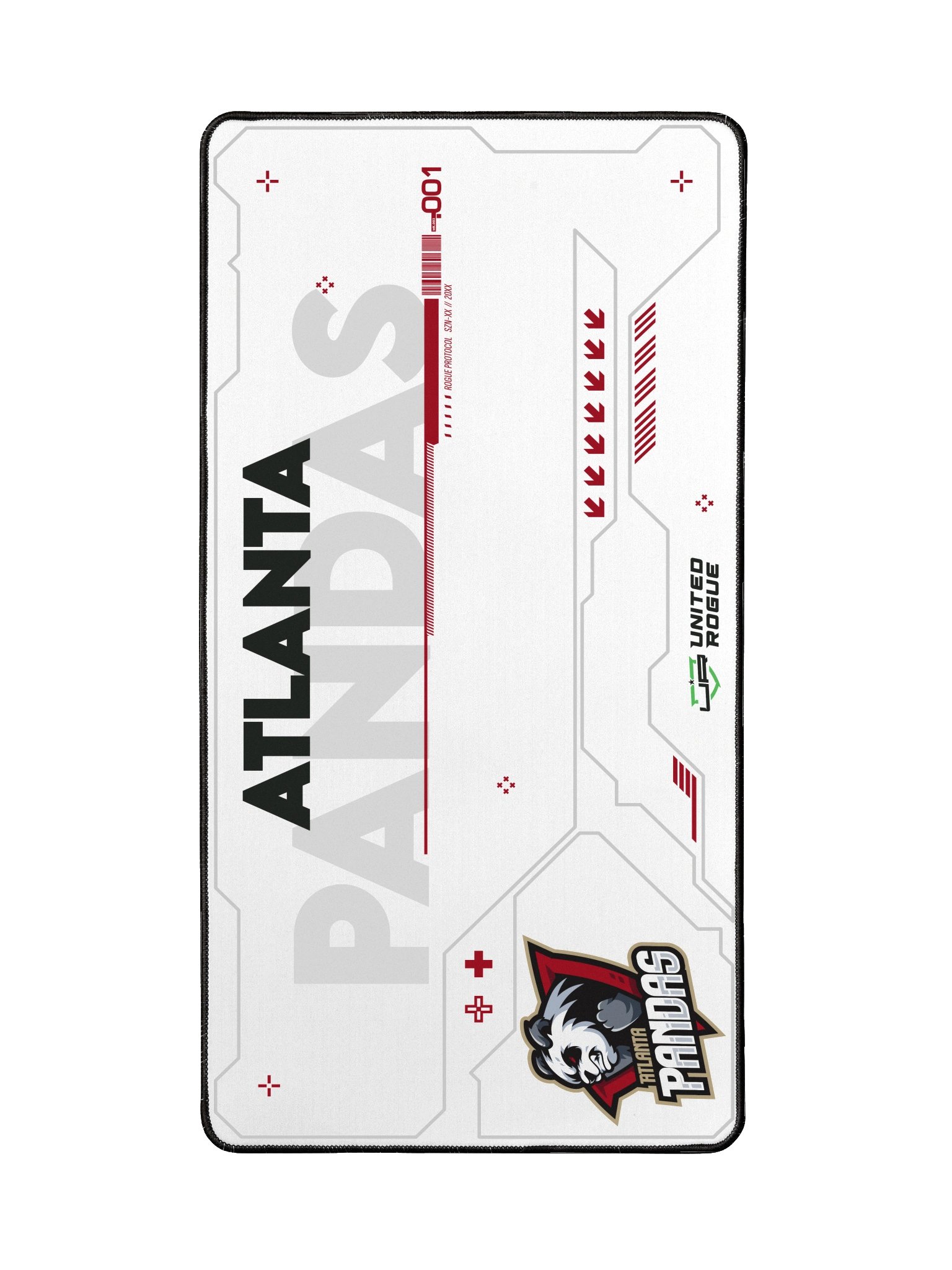 Atlanta Pandas White Desk Mat product image (2)