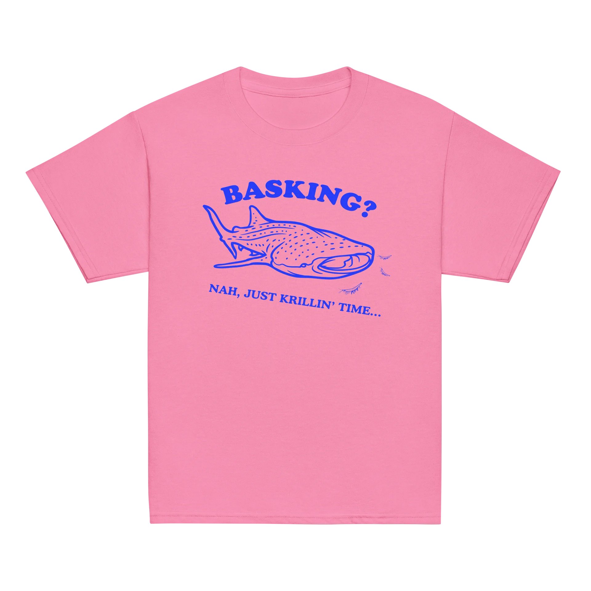 Basking? Nah, Just Krillin' Time - Whale Shark and Krill Youth Shirt product image (2)