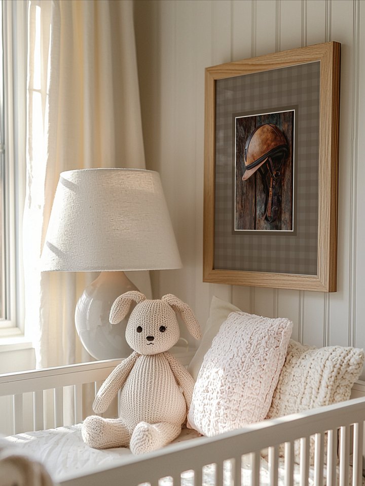 Equestrian Riding Hat Farmhouse Print product image (2)