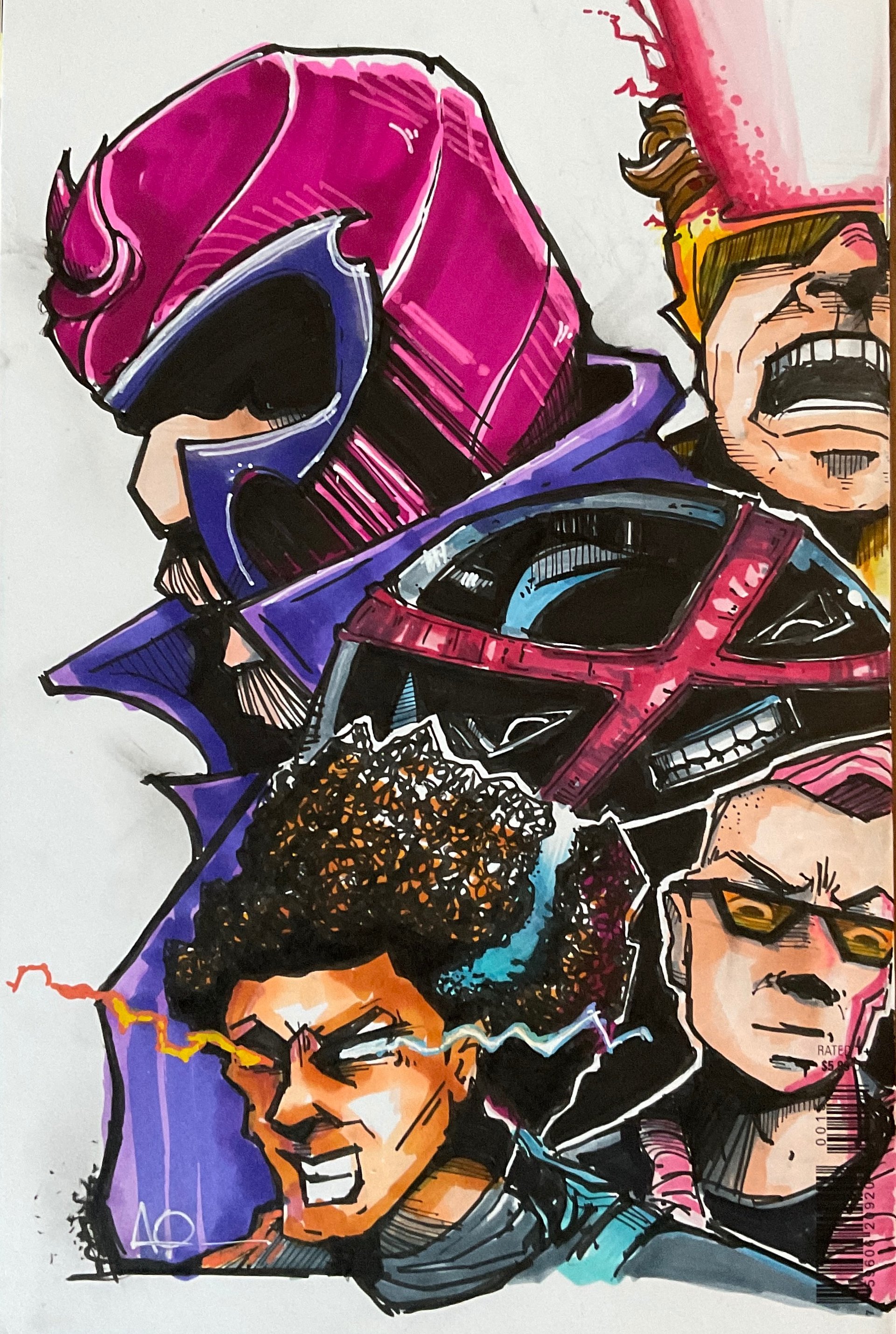 X-Men: All New Line-Up - Original Artwork product image (1)