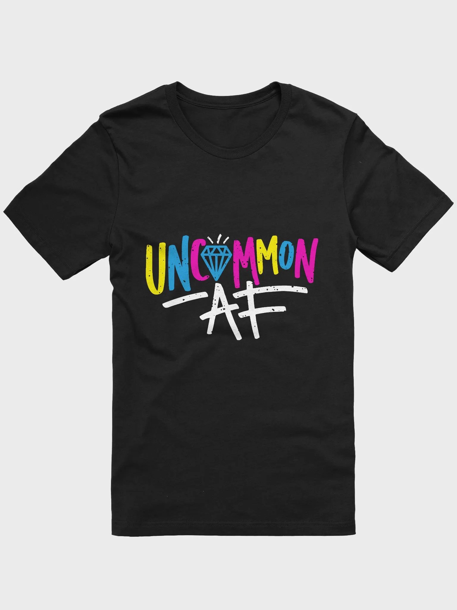 Uncommon AF (Beyond Basic) - Black Tee product image (2)