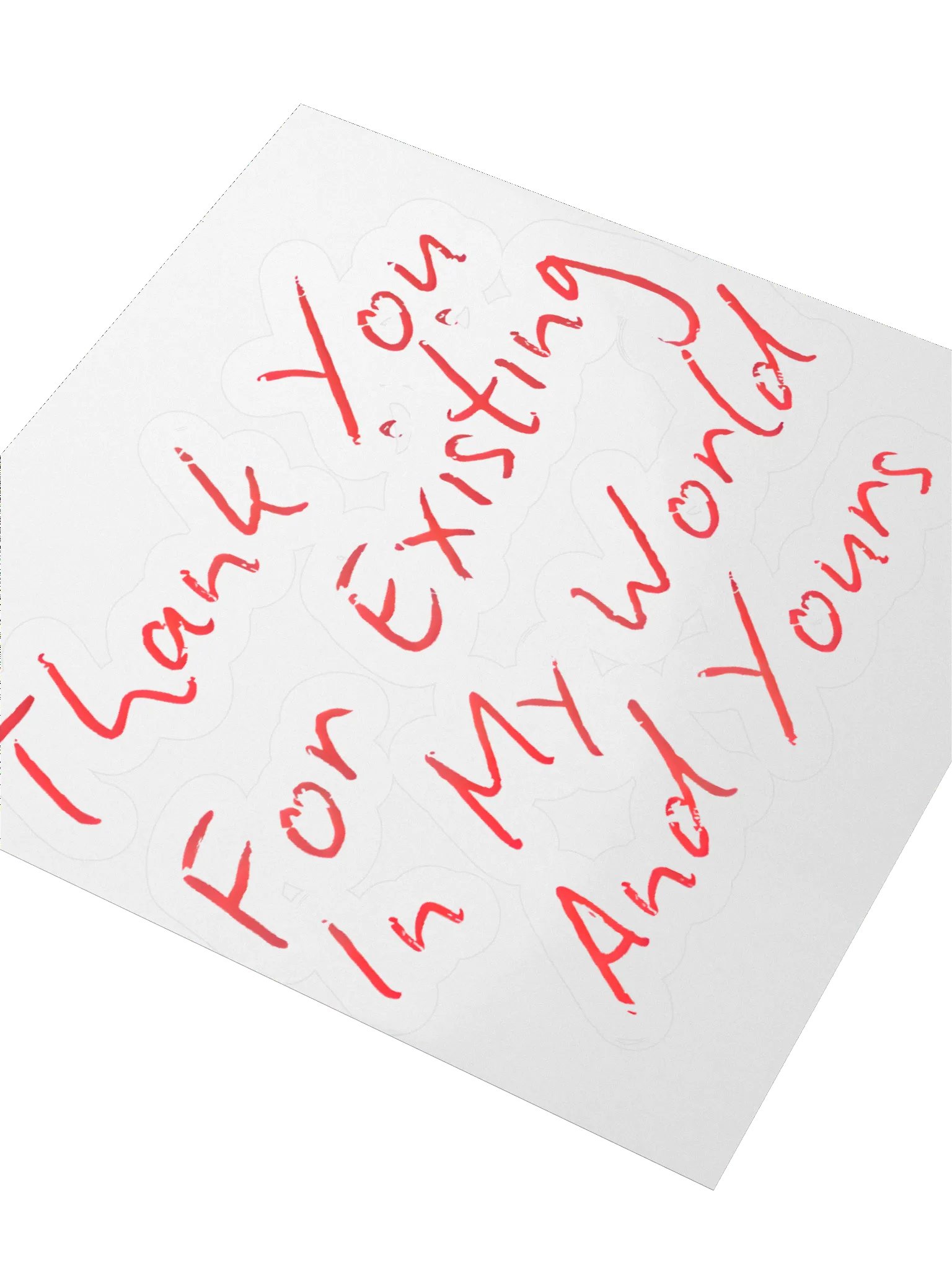 Thank you for existing - Sticker product image (7)
