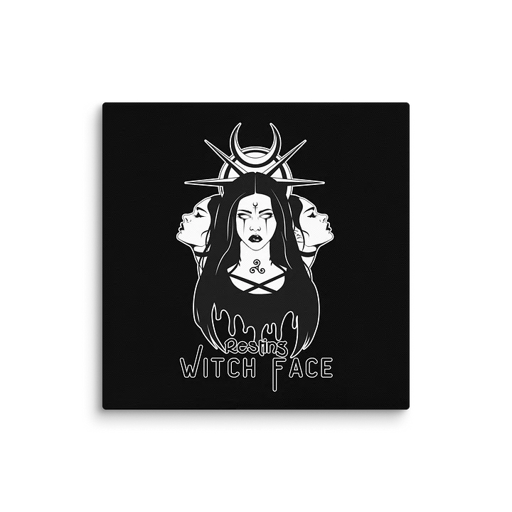 Resting Witch Face Canvas Print product image (2)