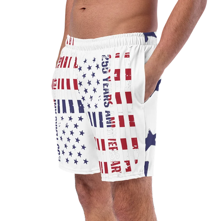 Abstract Stars & Stripes Swim Trunks product image (2)