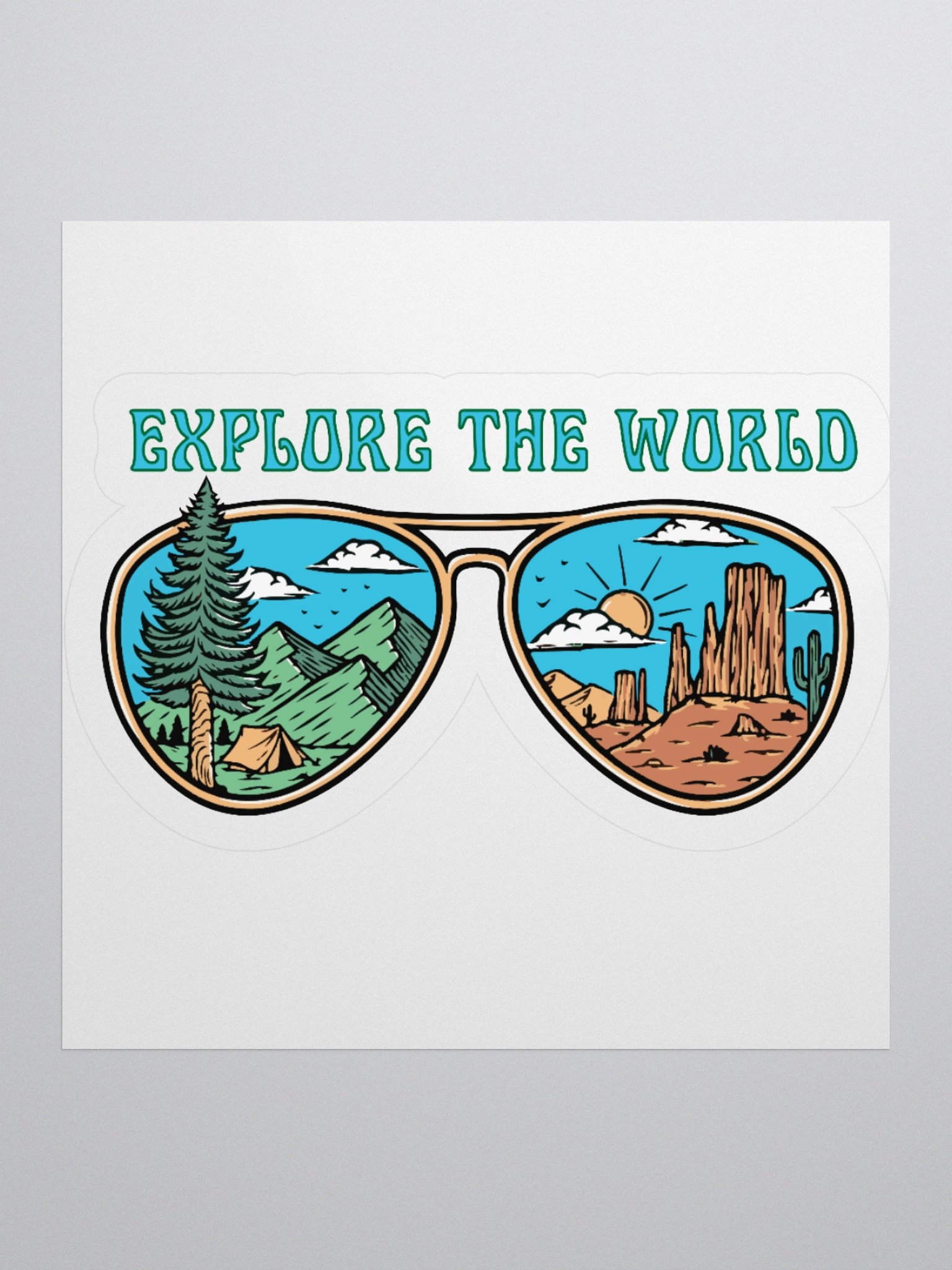 Explore The World Sticker product image (1)