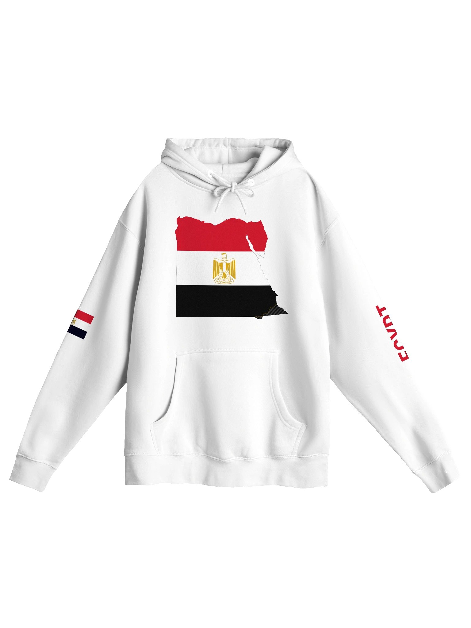 Egypt 2026 World Cup Flag Hoodie - World Cup 2026 Edition - Premium Unisex Hoodie product image (4)