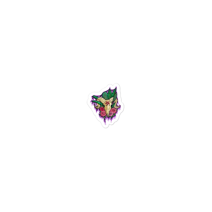 Drippy Baphomet Skull Sticker product image (2)