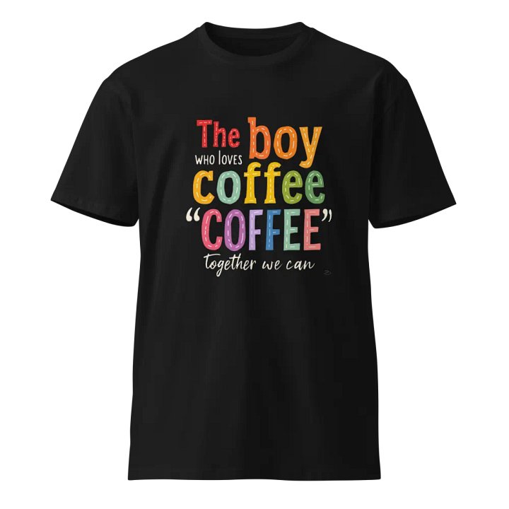Coffee Lover's Typography T-Shirt product image (1)