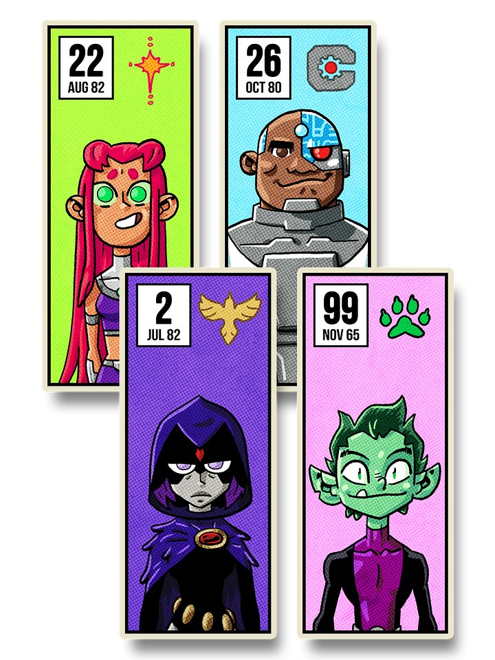 Teen Titans Sticker Pack product image (1)