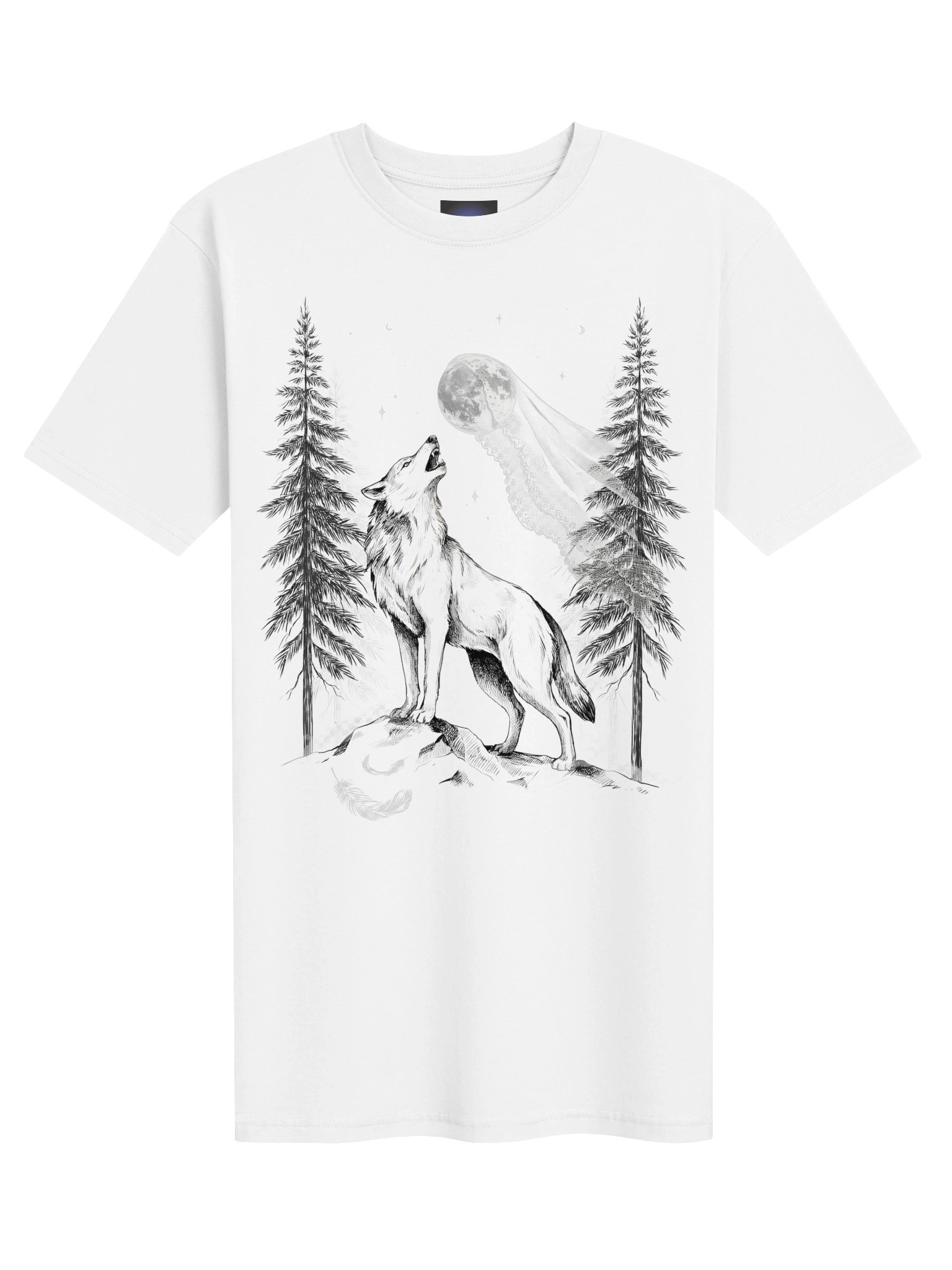 The Nocturnal Howl // Veiled Moon Heavyweight Tee product image (3)