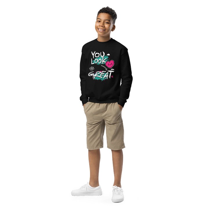 Doodles of Fun Youth Crewneck product image (2)