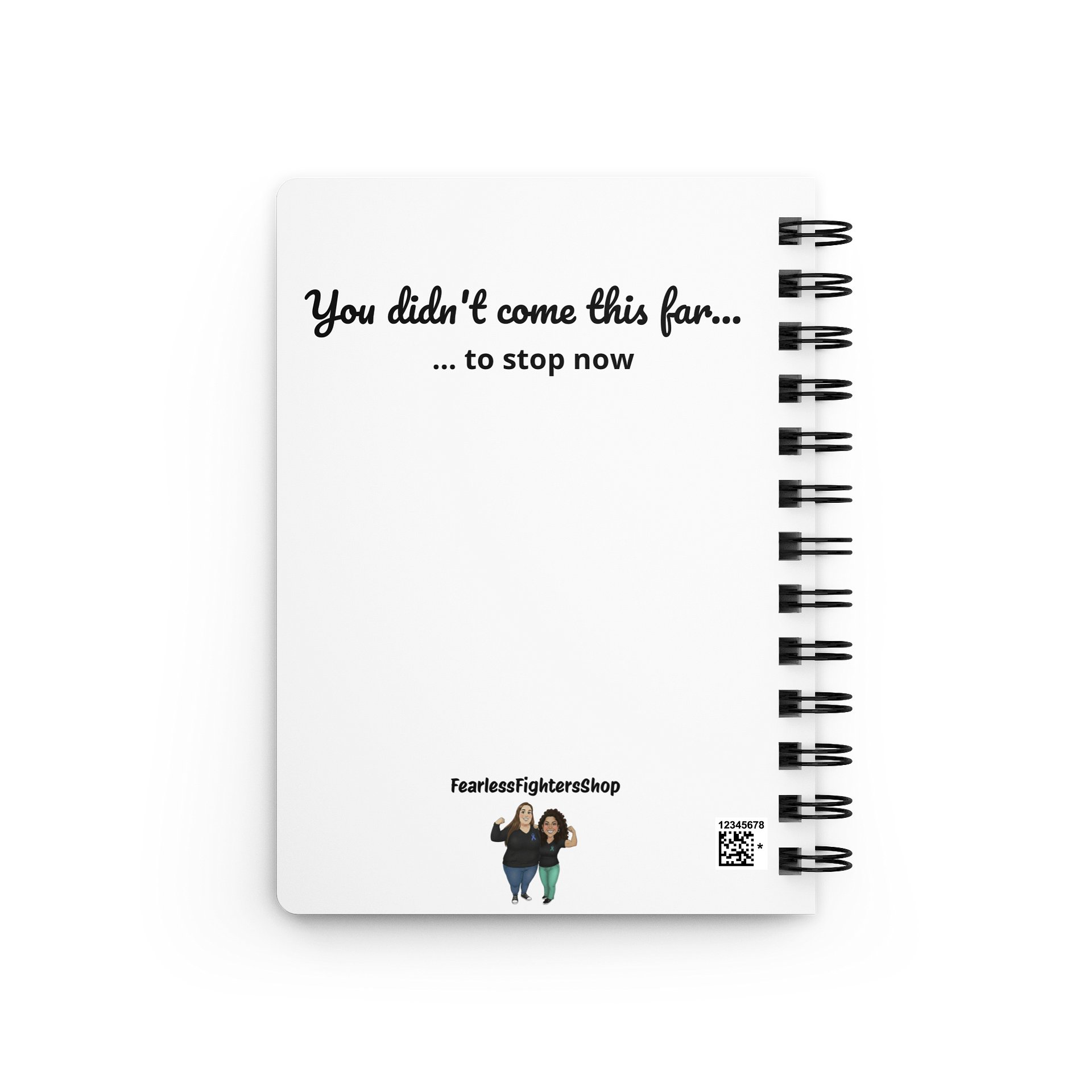 Ovarian Cancer - Fearless Fighter Spiral Journal [Lined Pages] product image (2)