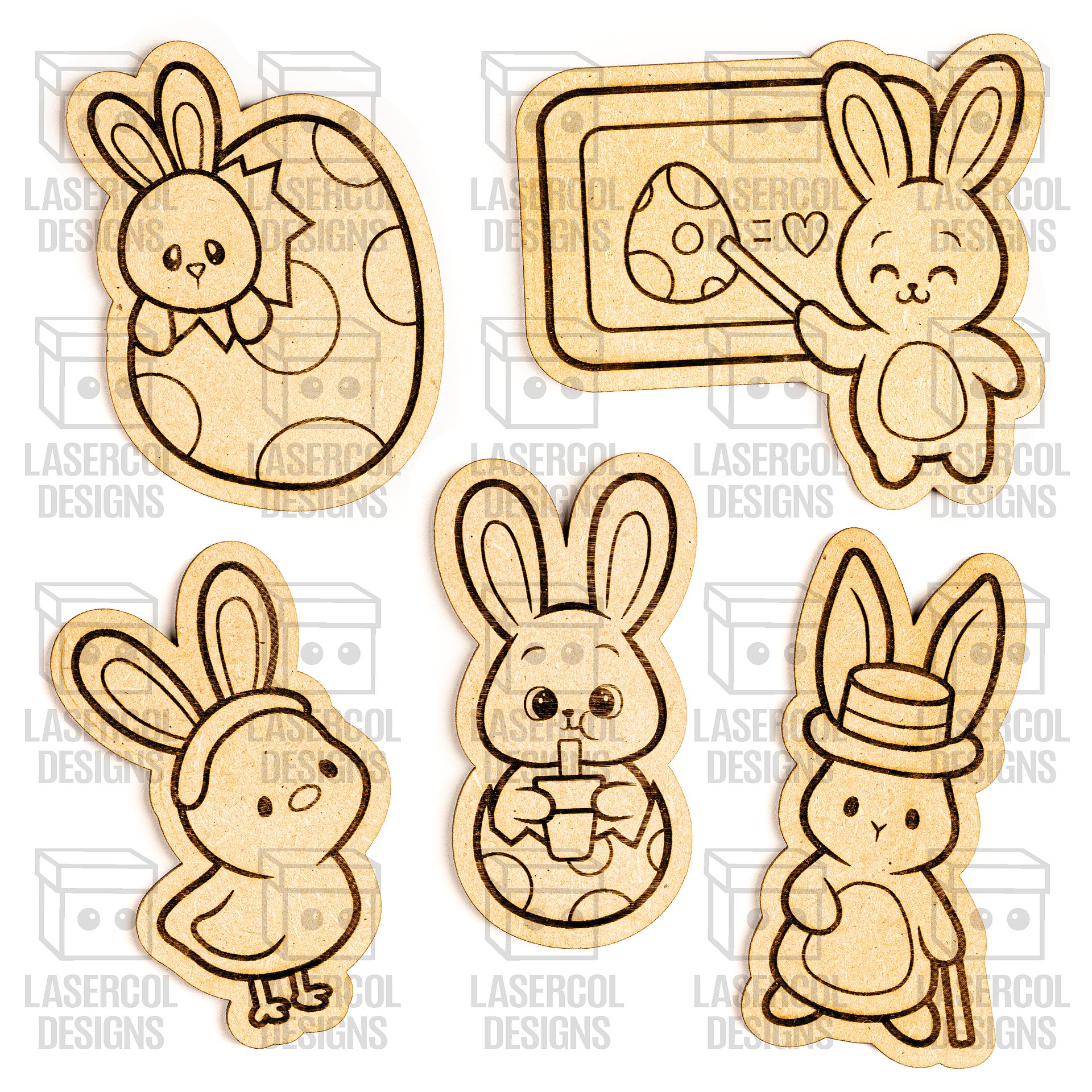 Easter Cut outs/Paint Kit Set 5 & Set 6 - Laser Cut Files product image (6)