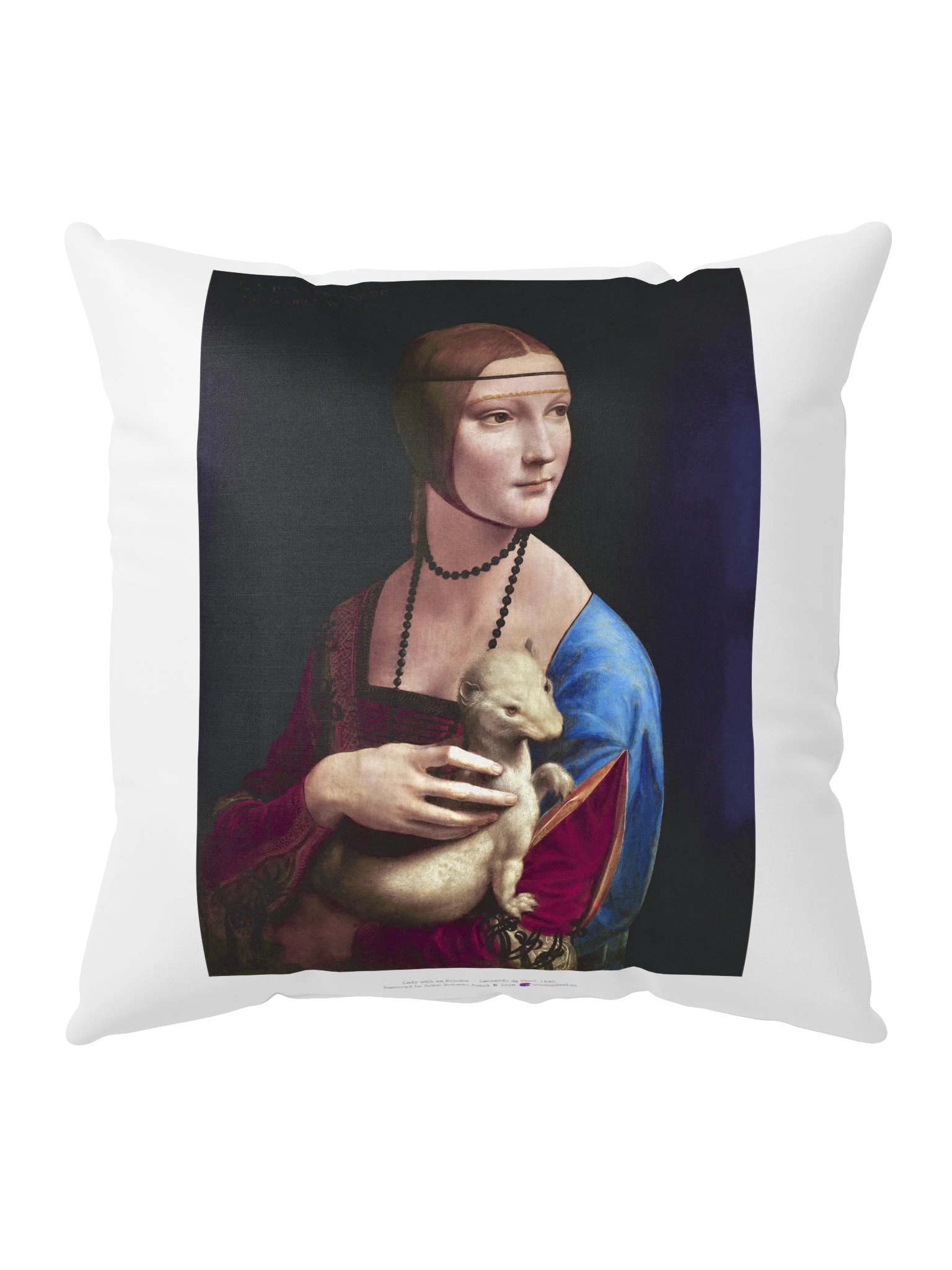 Lady with an Ermine — Pillow product image (5)