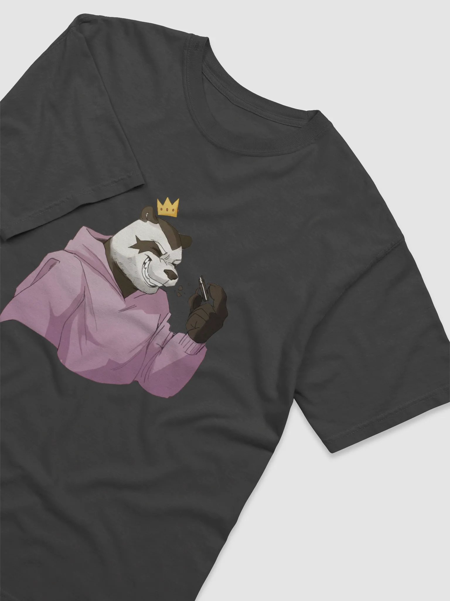 Panda eating a cookie shirt product image (42)