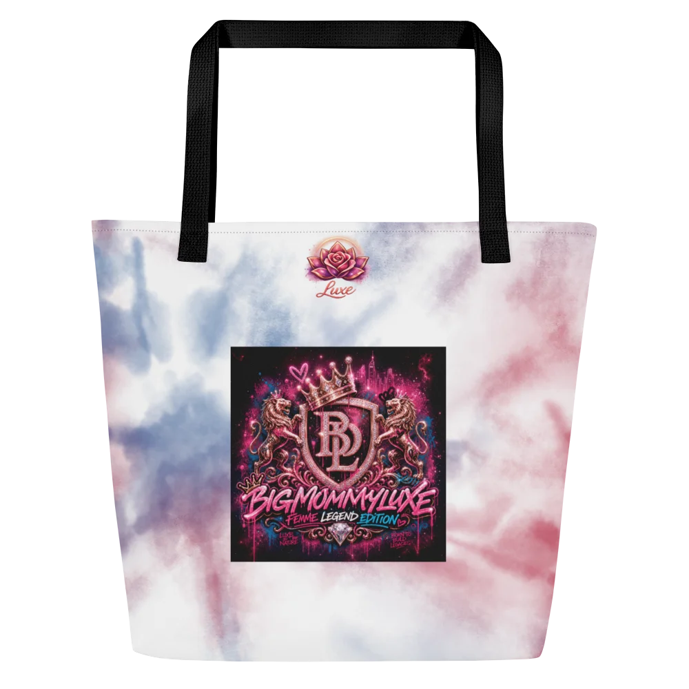 Love Rose Tie-Dye Tote Bag product image (1)