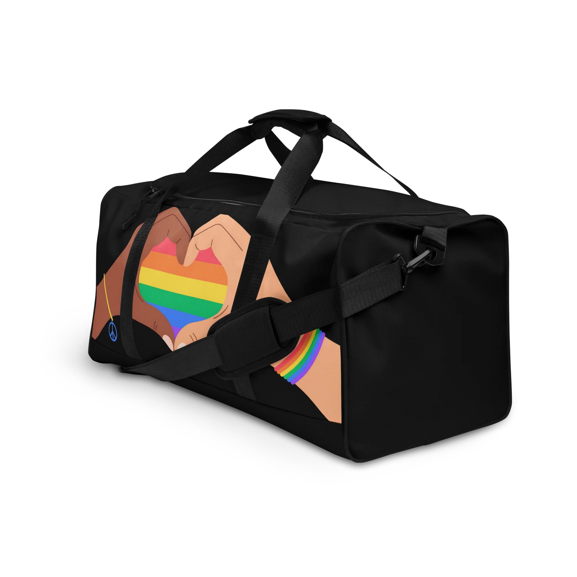 Pride Heart All-Over Duffle Bag product image (3)
