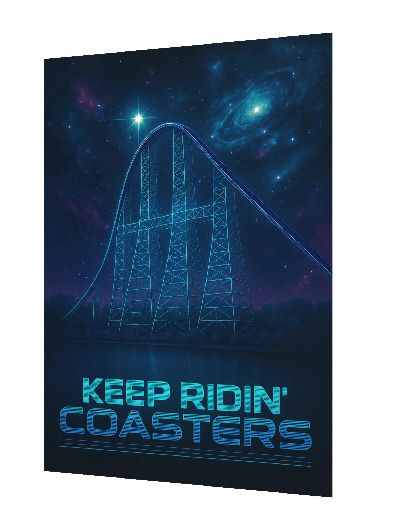 Futuristic Millie - Keep Ridin' Coasters | 18x24" product image (2)