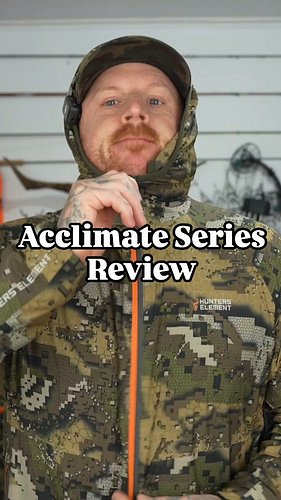 New gear review on YouTube ▶️
My thoughts on the Acclimate series top and hood from @hunterselement 🦌

Any good? Link in bio ...