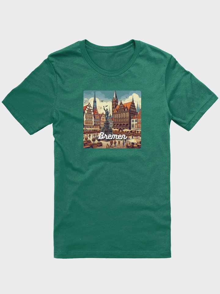 Bella+Canvas Supersoft T-Shirt | AI Design Bremen city product image (2)