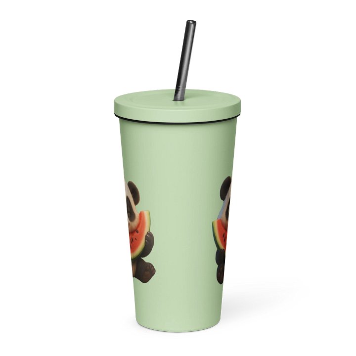 Panda - Insulated Tumbler with a Straw product image (2)