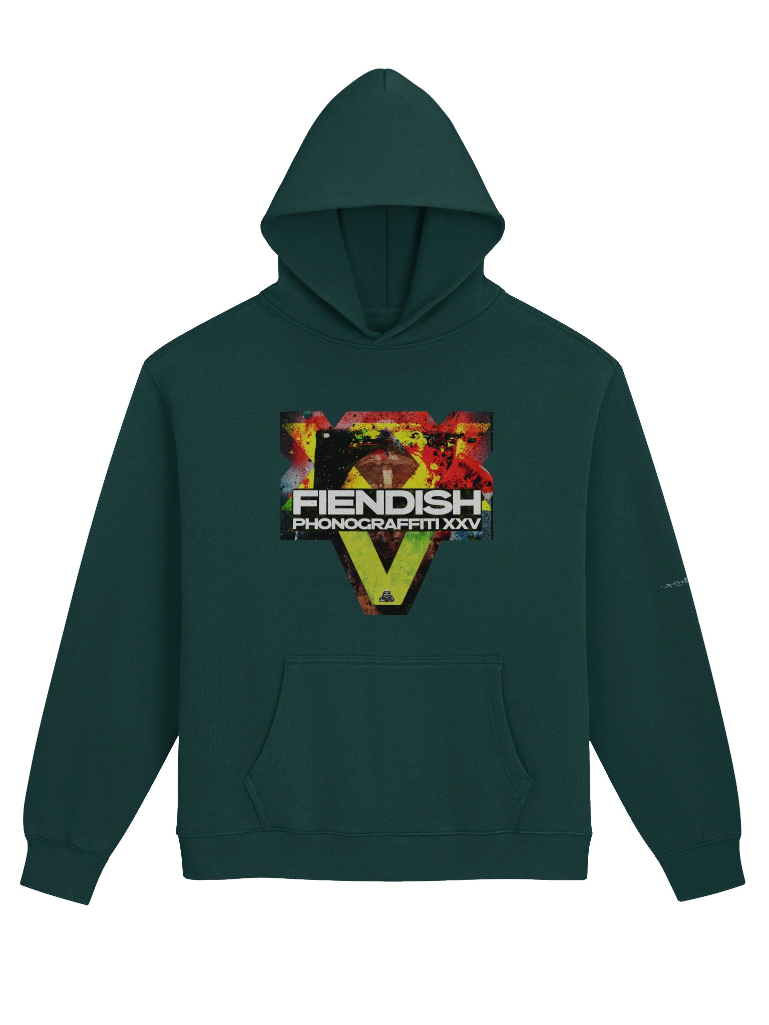 FIENDISH 'PHONOGRAFFITI XXV' Premium Hoodie product image (1)