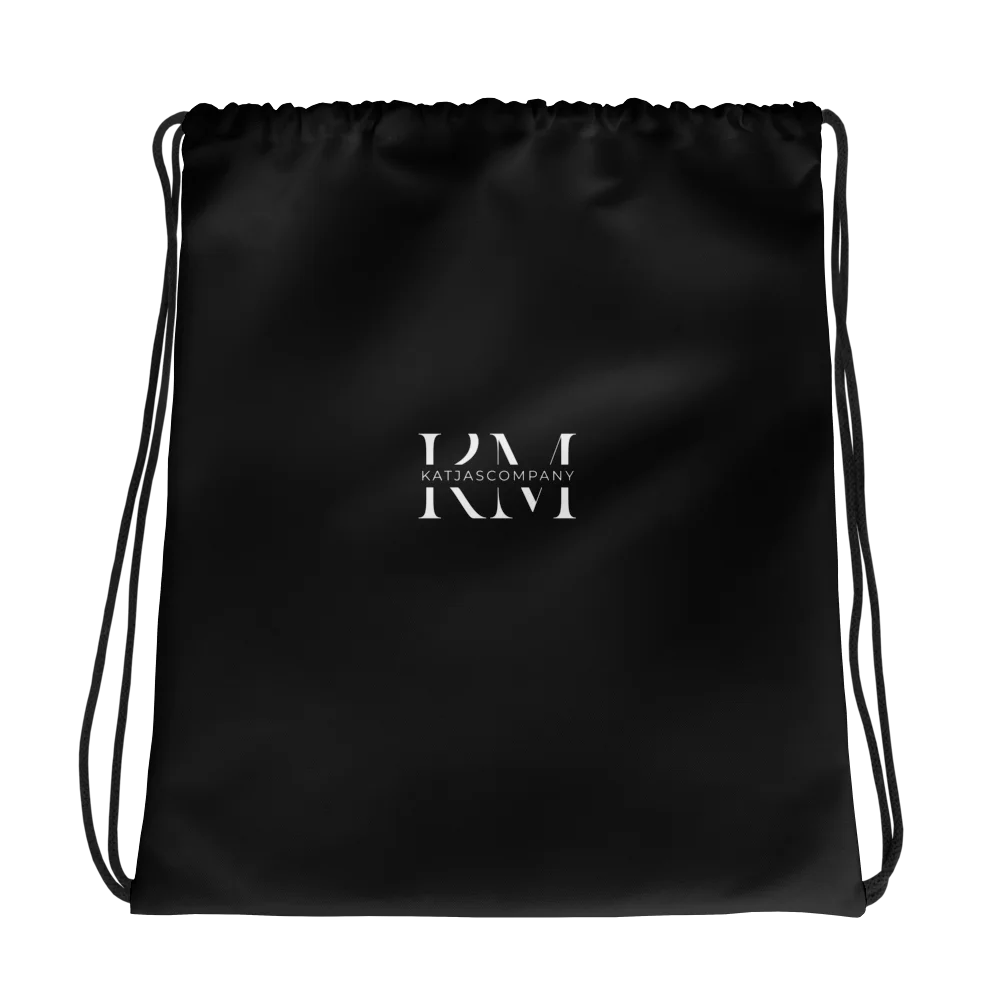 KC Drawstring bag -black- product image (1)
